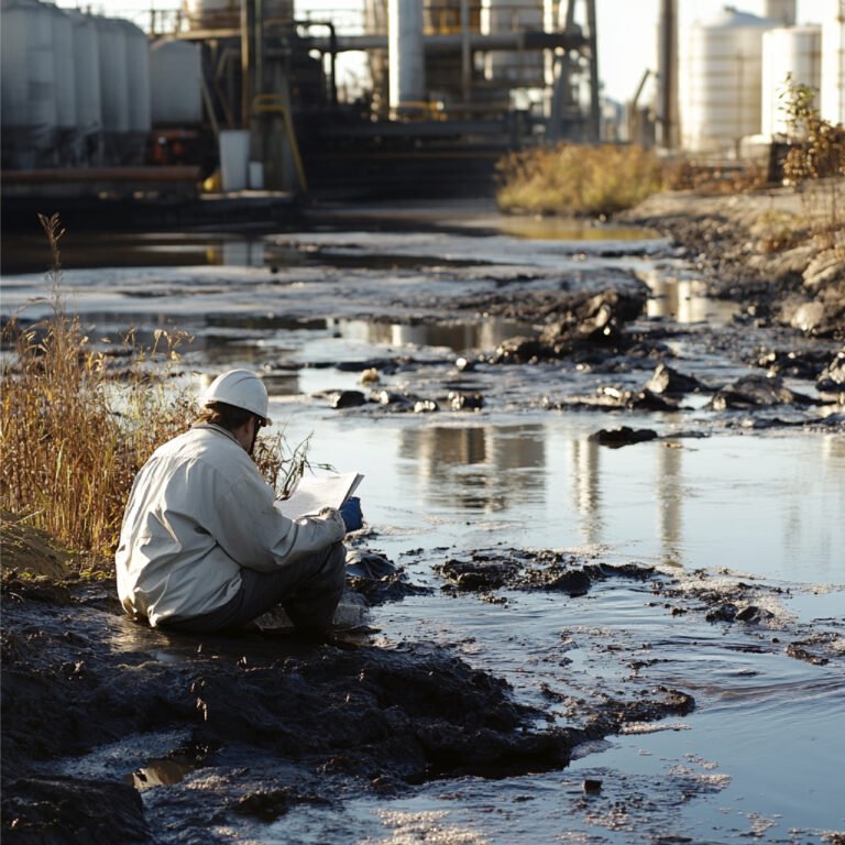 researcher-studying-impact-industrial-waste-local-waterways